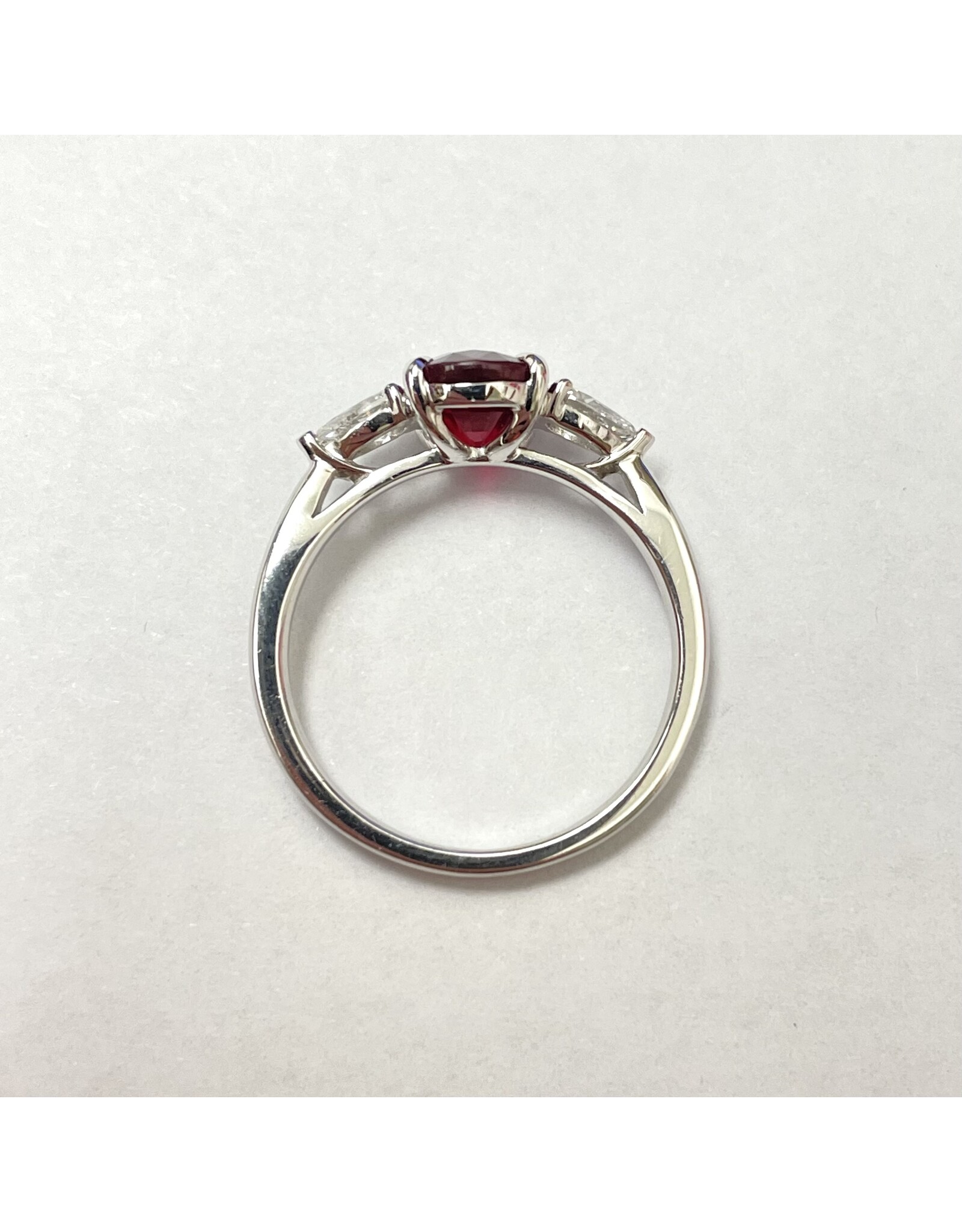 1.99ct Ruby & Diamond Ring PT950