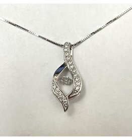 Dancing Diamond Pendant