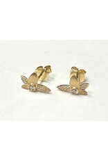 Noam Carver Rae Collection: Diamond Earrings 14KY