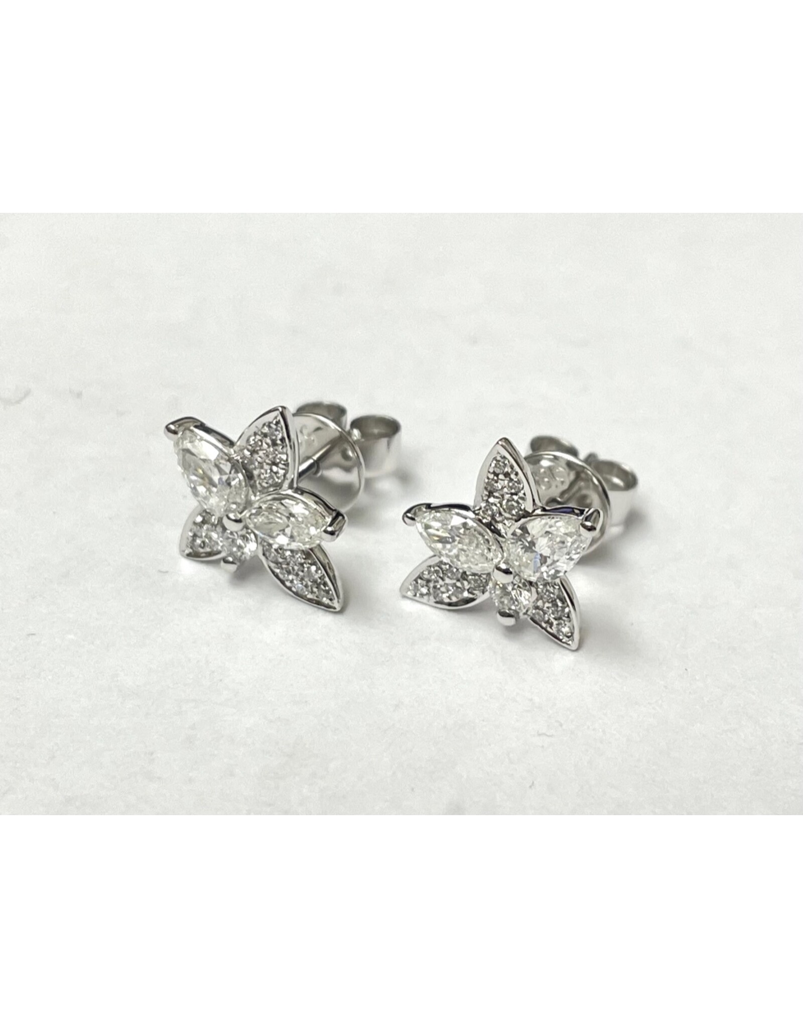 Noam Carver Rae Collection: Diamond Earrings 14KW