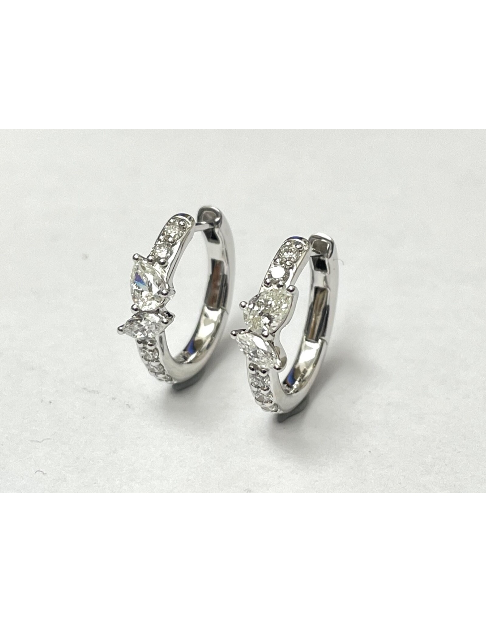 Noam Carver Rae Collection: Diamond Earrings 14KW