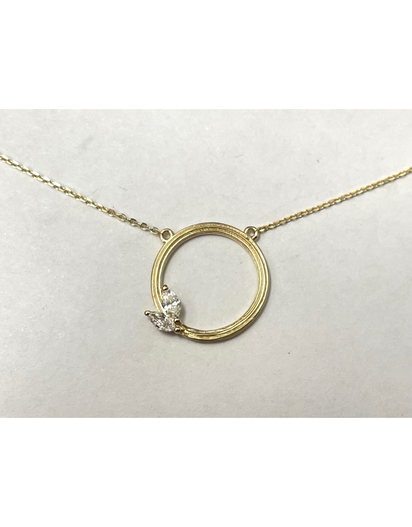 Noam Carver Rae Collection: Diamond Pendant 14KY