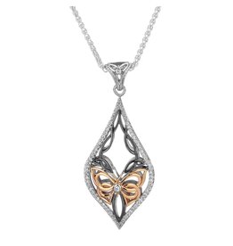 Keith Jack Cocooned Butterfly Pendant