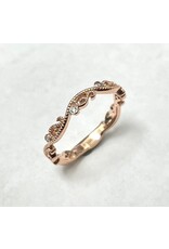 Filigree Diamond Stackable Ring 10KR