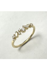 Multiple Diamond Ring 18KY