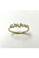 Multiple Diamond Ring 18KY