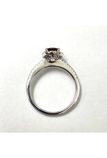 1.18ct Ruby & Diamond Ring 14KW