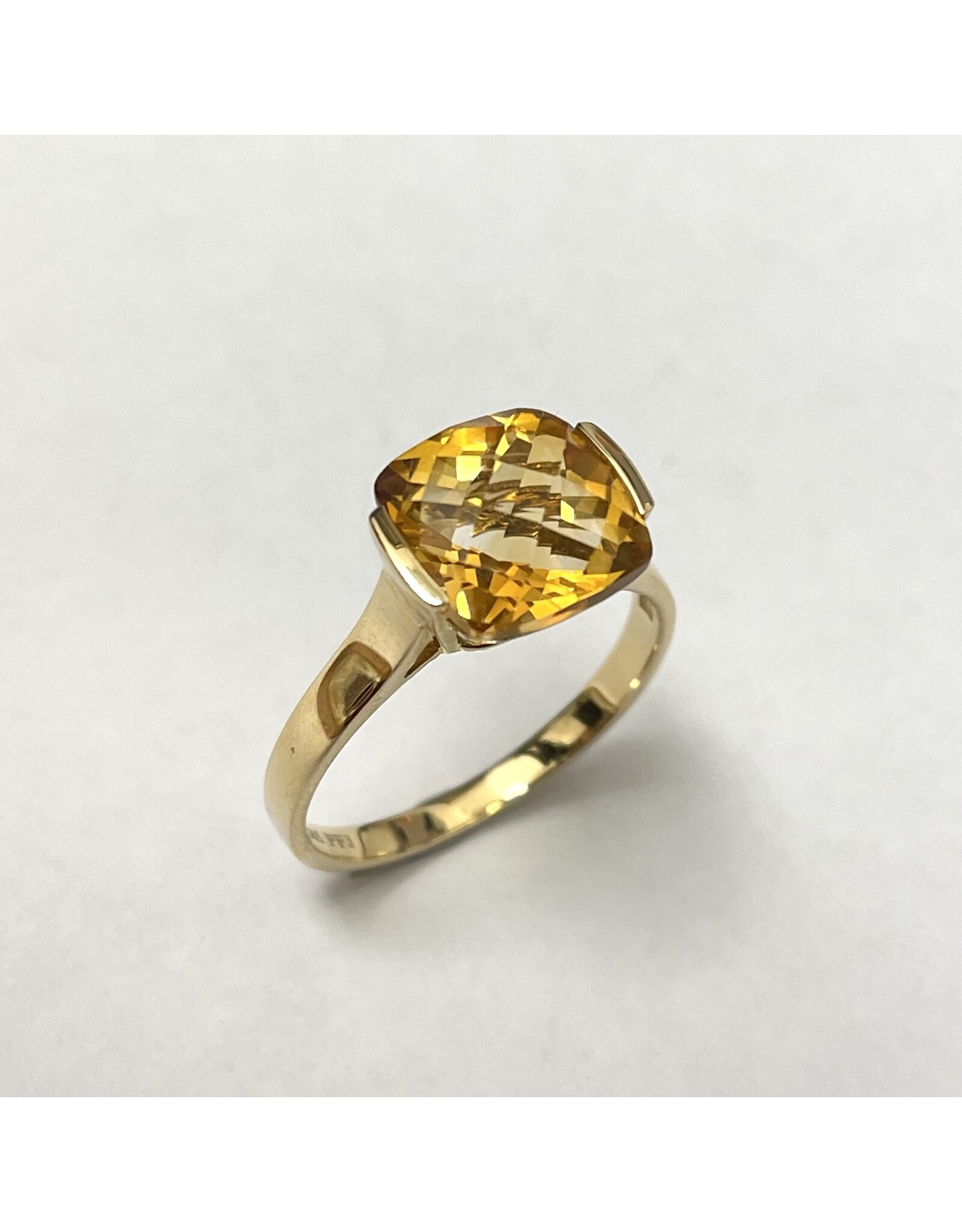 Citrine solitaire rings hot sale