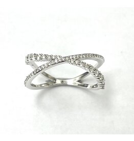 0.50ctw Crossover Diamond Ring