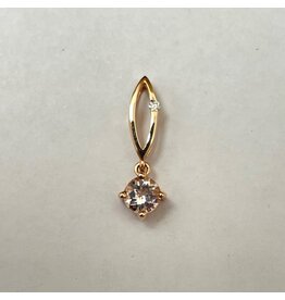 Morganite & Diamond Pendant