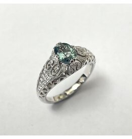0.84ct Tourmaline & Diamond Ring