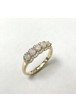 Opal & Diamond Ring 14KY