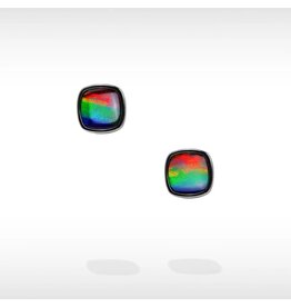 Korite Origins Cushion Ammolite Earrings