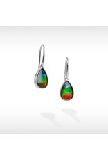 Korite Essentials Pear Ammolite Earrings SS