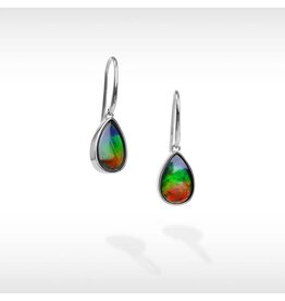 Korite Essentials Pear Ammolite Earrings
