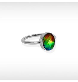 Korite Essentials Oval Ammolite Ring