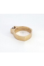 Channel Set Solitaire Semi-Mount Ring 14KY