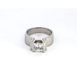 Channel Princess Solitaire Semi-Mount Ring