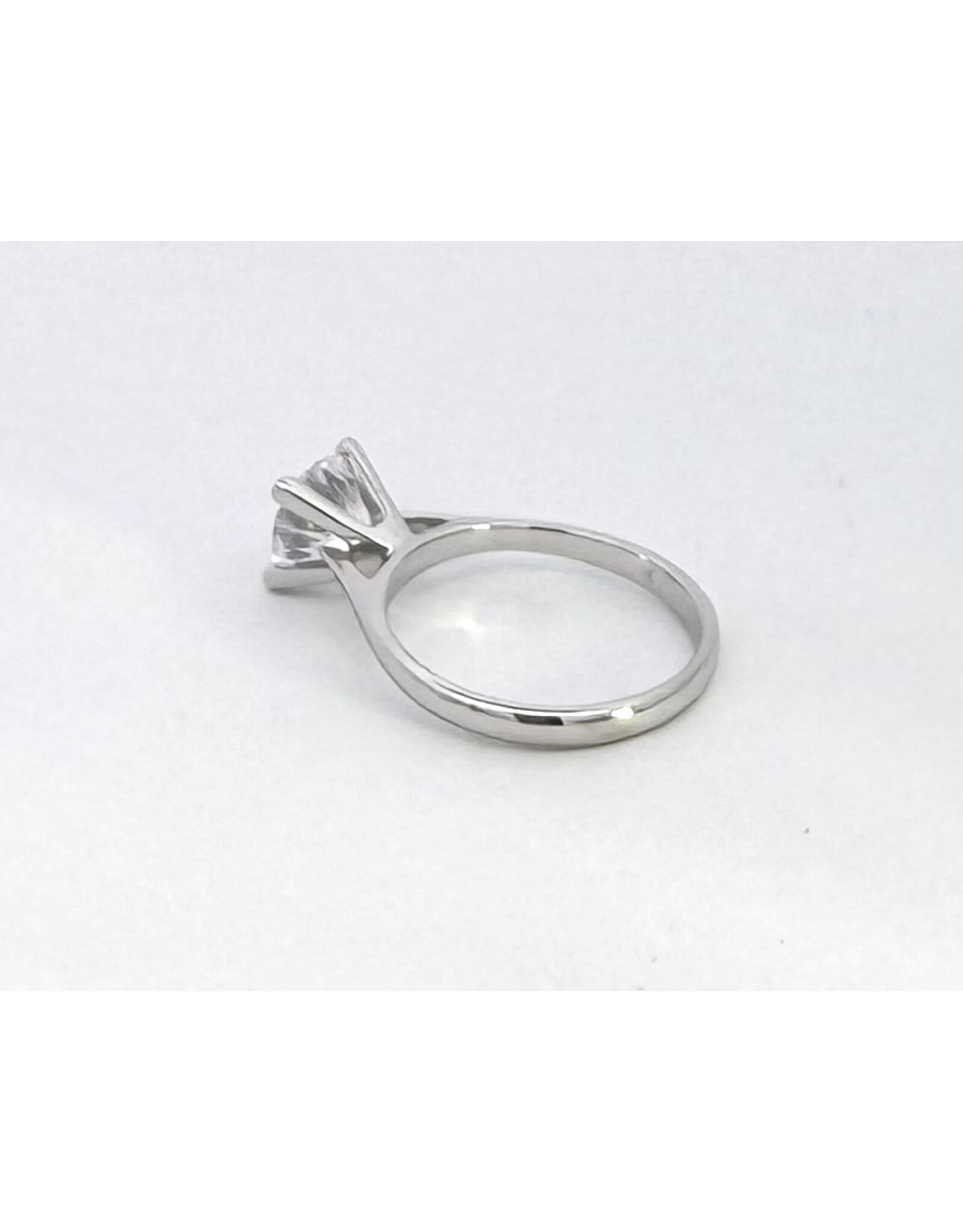 4 Prong Solitaire Semi-Mount Ring 14KW