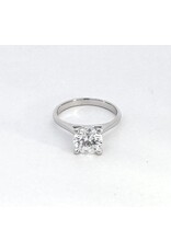 4 Prong Solitaire Semi-Mount Ring 14KW