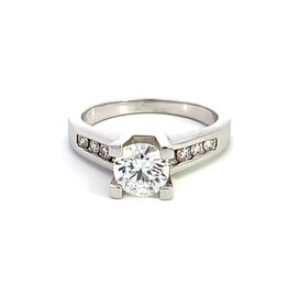 Channel Diamond Semi-Mount Ring
