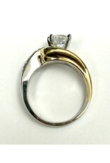 Open Swirl Semi-Mount Ring 14KWY