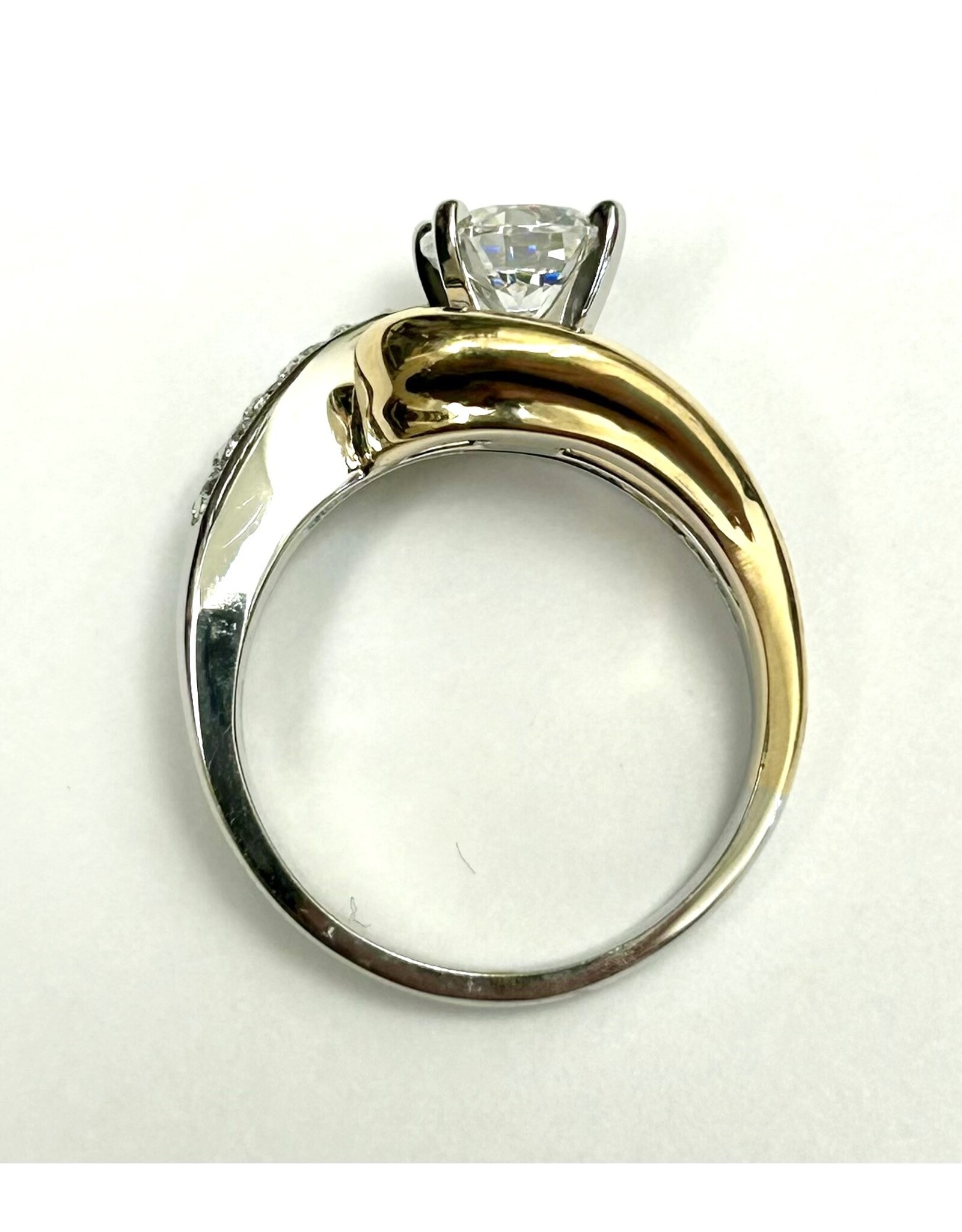 Open Swirl Semi-Mount Ring 14KWY