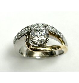 Open Swirl Semi-Mount Ring