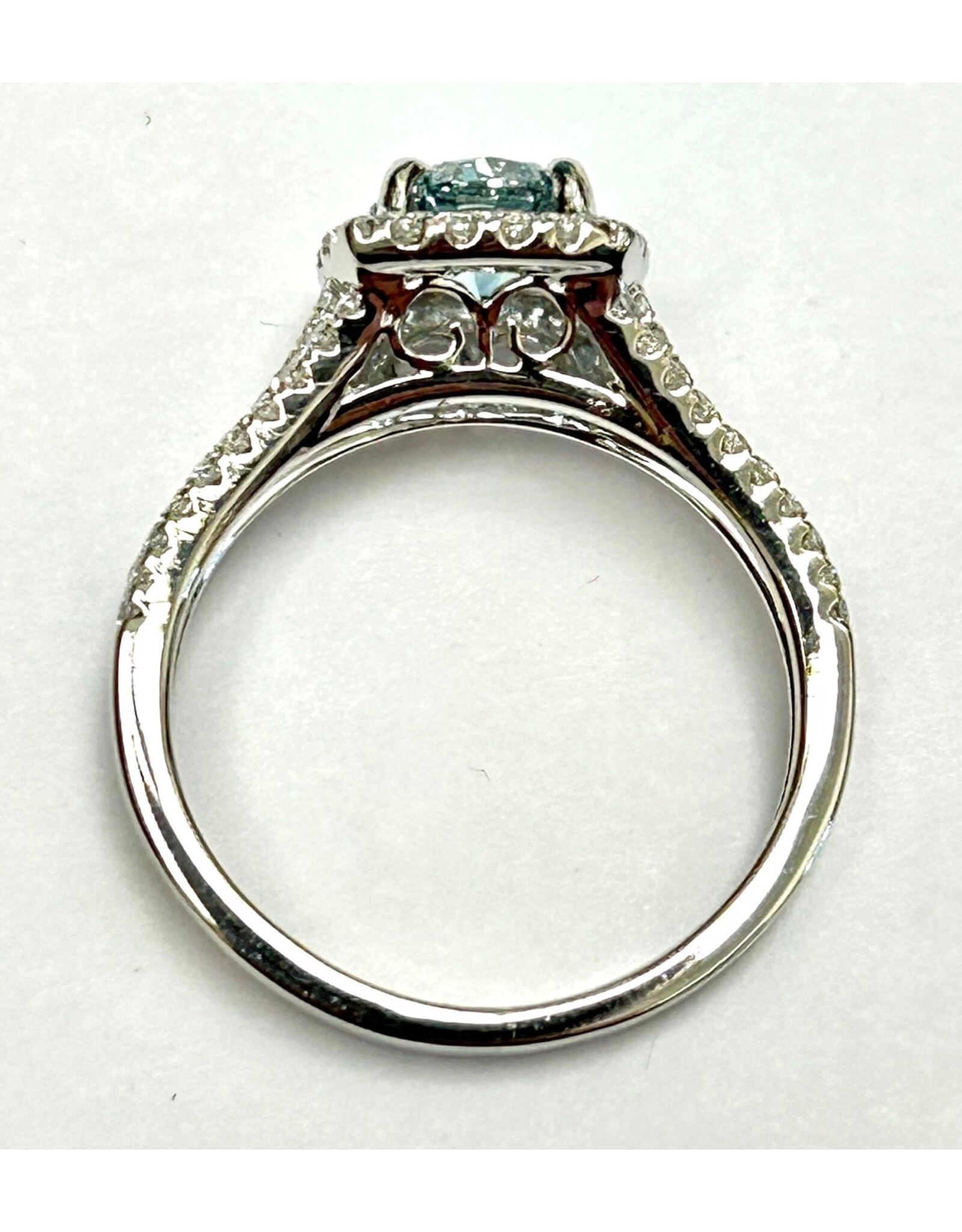 Fancy Coloured Diamond Ring 14KWR