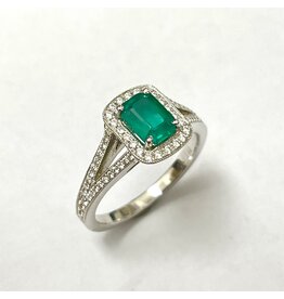 Emerald & Diamond Ring
