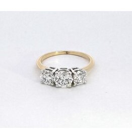 1.82ctw Three Diamond Ring