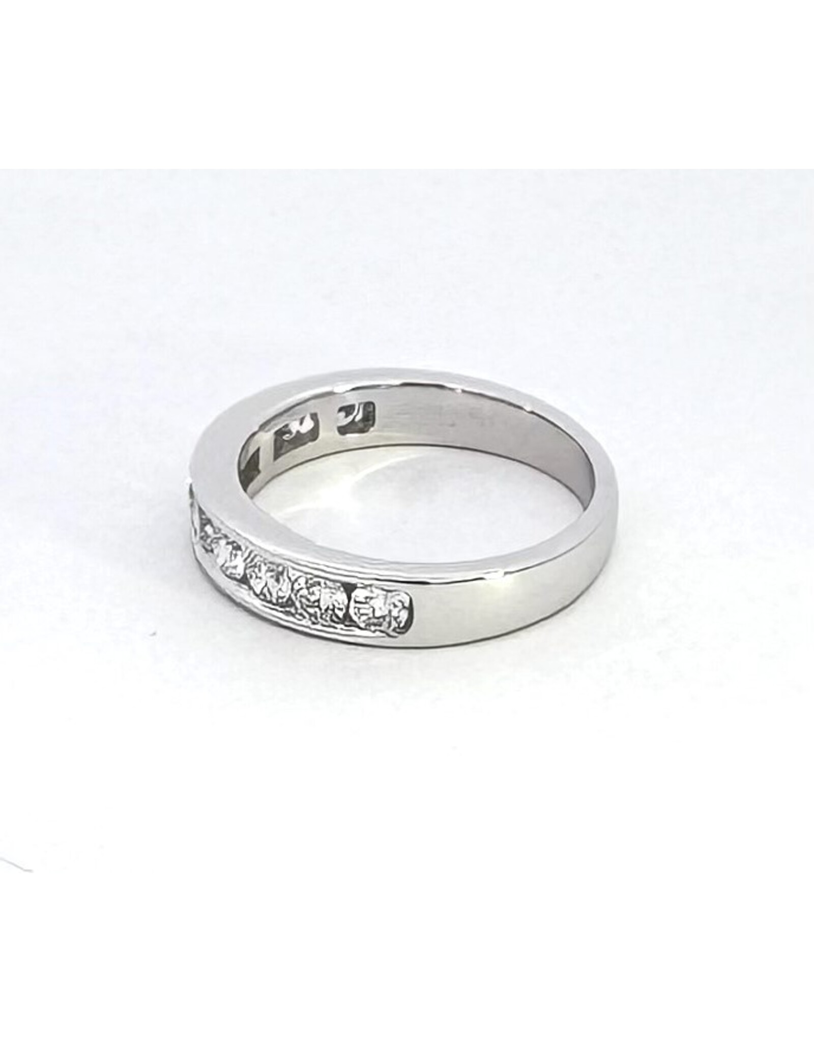 0.95ctw Channel Lab Diamond Ring 14KW