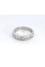 0.95ctw Channel Lab Diamond Ring 14KW