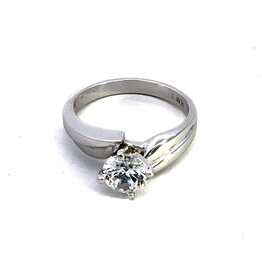 Twist Solitaire Semi-Mount Ring