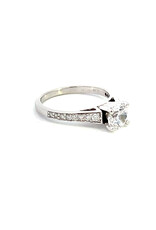 Diamond Semi-Mount Ring 14KW