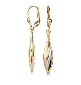 Tri-Colour Drop Earrings