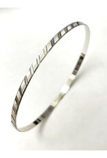3mm Diamond Cut Bangle 10KW