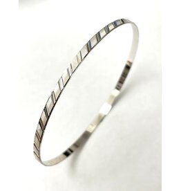 3mm Diamond Cut Bangle