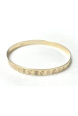 6mm Diamond Cut Bangle 10KY