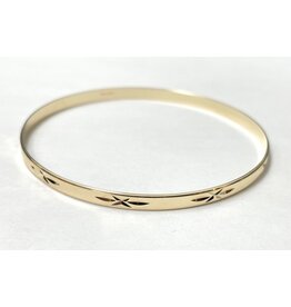 4mm Diamond Cut Bangle