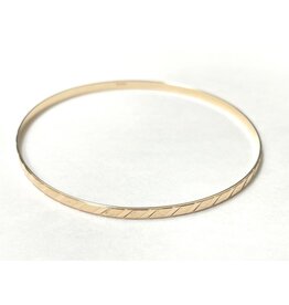 3mm Diamond Cut Bangle