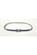 Sapphire & Diamond Bracelet 14KW