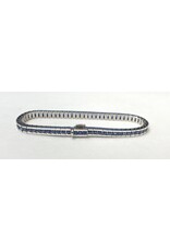 Sapphire Tennis Bracelet 14KW