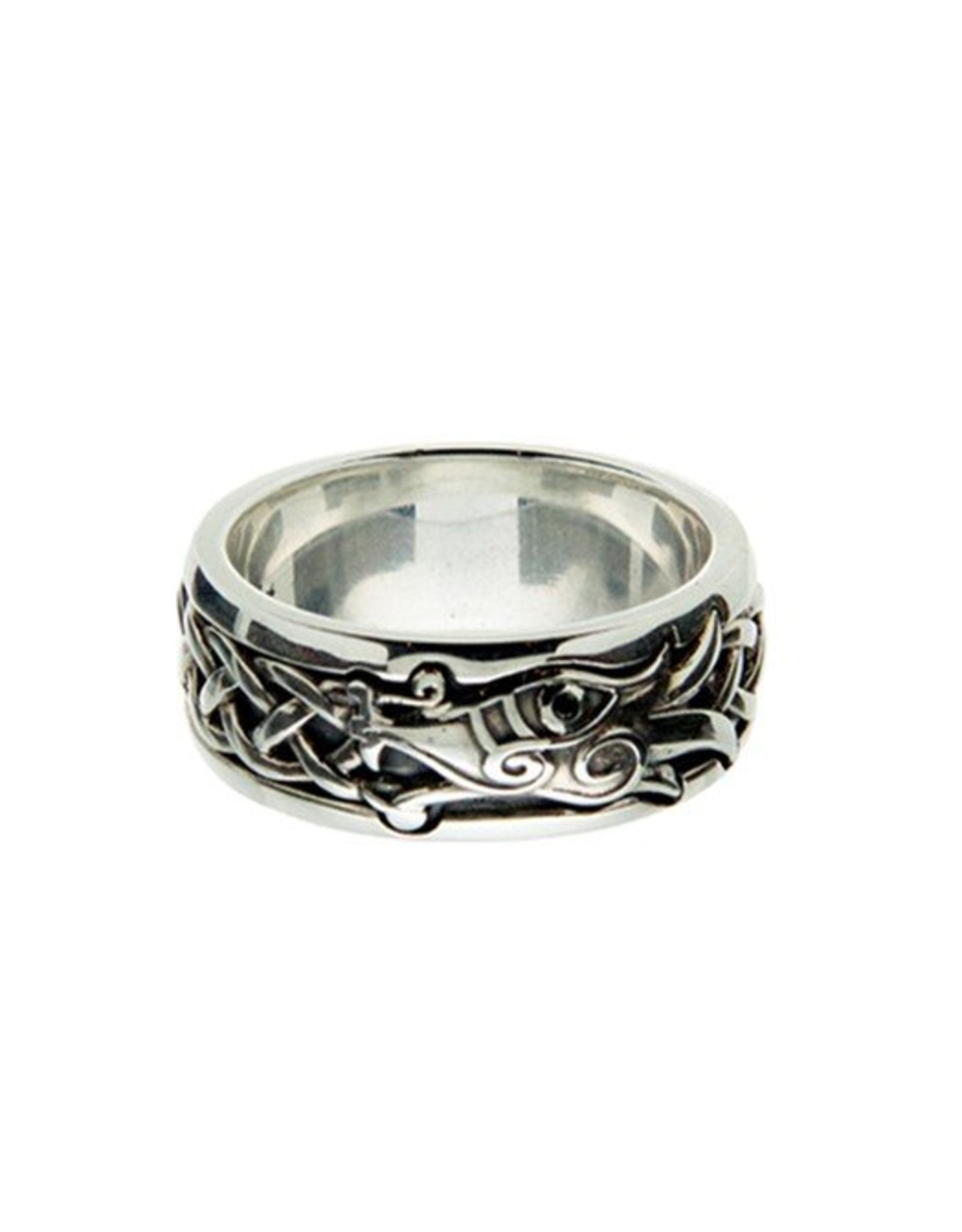 Black Cz Dragon Ring Ss Forest Of Jewels
