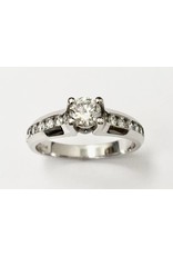 0.39ct Main Diamond Ring (0.84ctw) 14KW