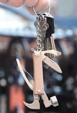 Kikkerland KR13-W Mini Wooden Hammer Tool Keychain