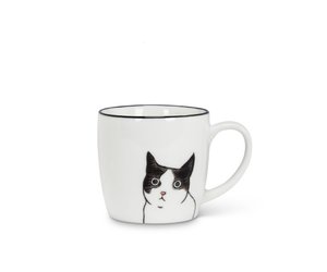 27 Felix Black White Ring Cat Mug A Monkey Tree Emporium 27 Felix Black White Ring Cat Mug