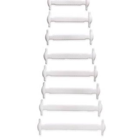 Kikkerland Kikkerland CD151-WH White No-Tie Shoe Bands