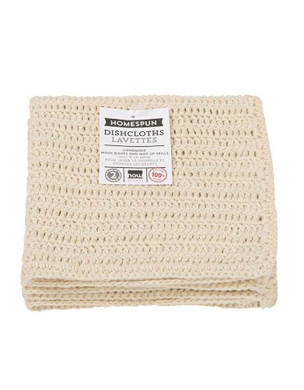 Now Designs Homespun Dishcloth Set of 2