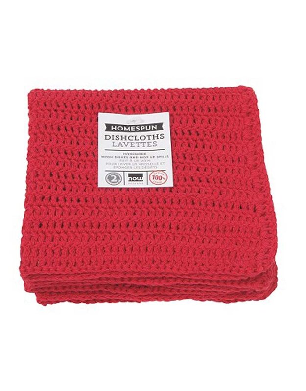 Now Designs Homespun Dishcloth Set of 2